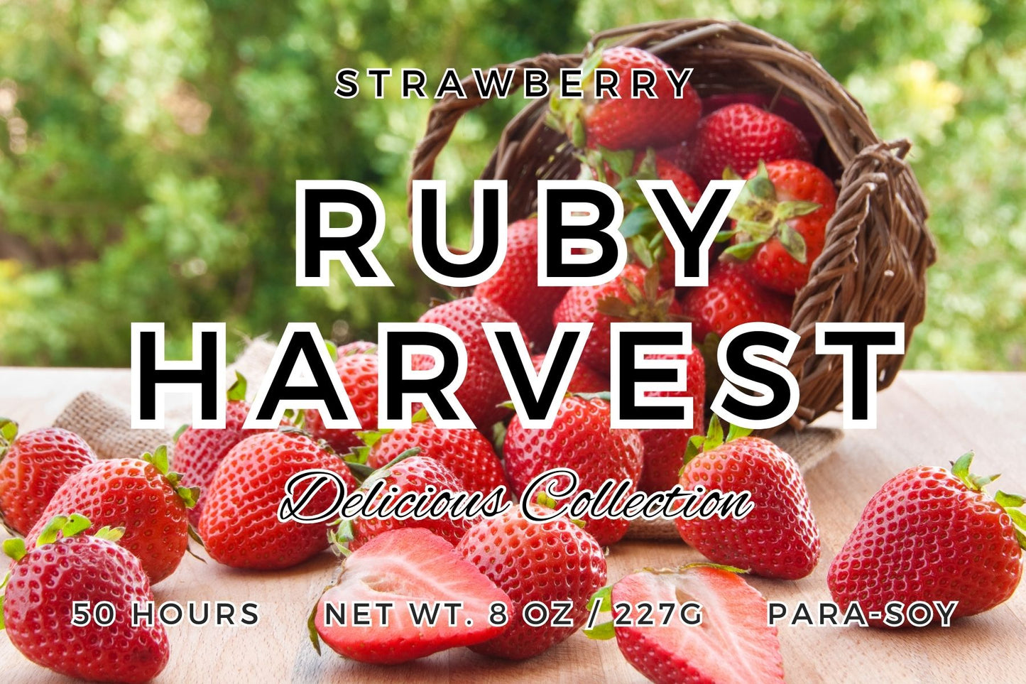 Ruby Harvest Candle | Sweet Strawberry Scent