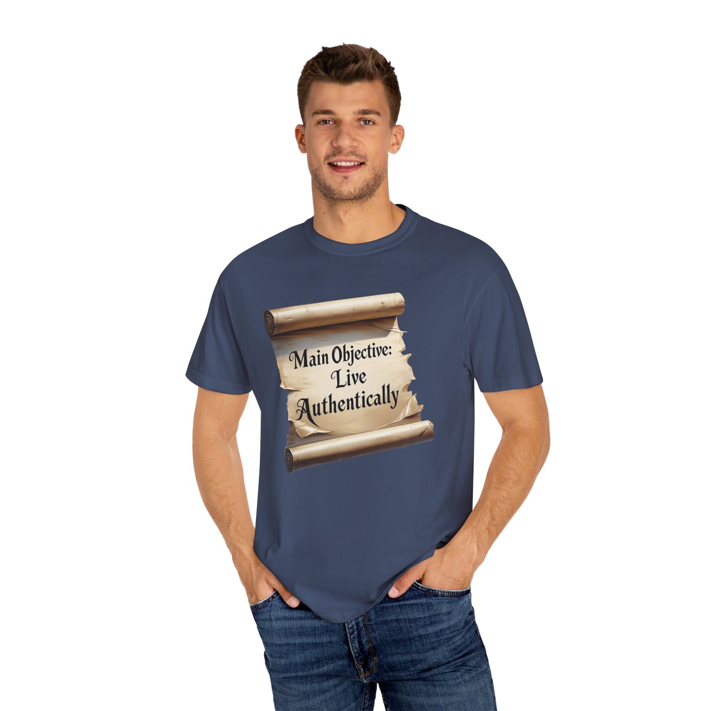Unisex T-Shirt - Live Authentically, Motivational Tee, Affirmation Shirt, Gift for Friends, Casual Wear, Inspirational Apparel