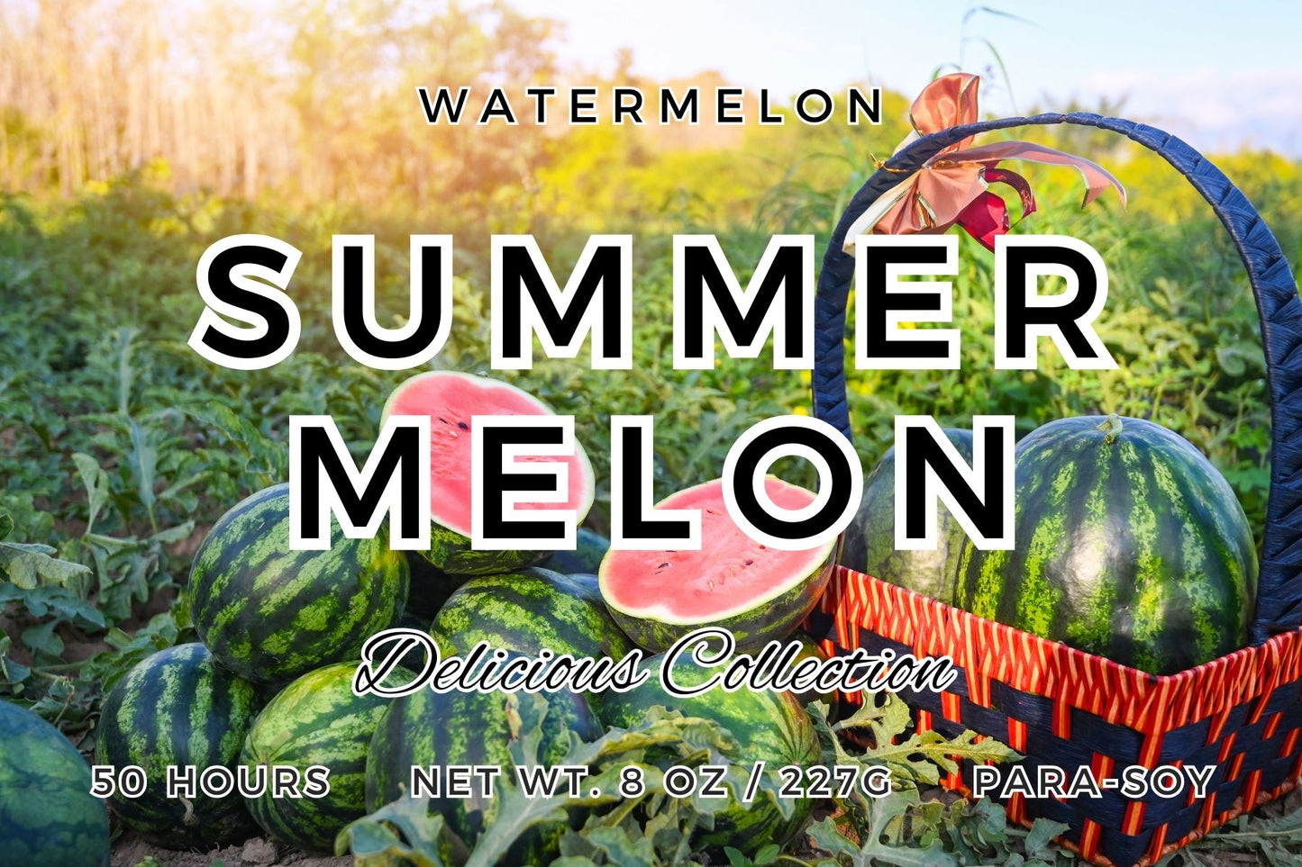 Summer Melon Candle | Refreshing Watermelon Scent