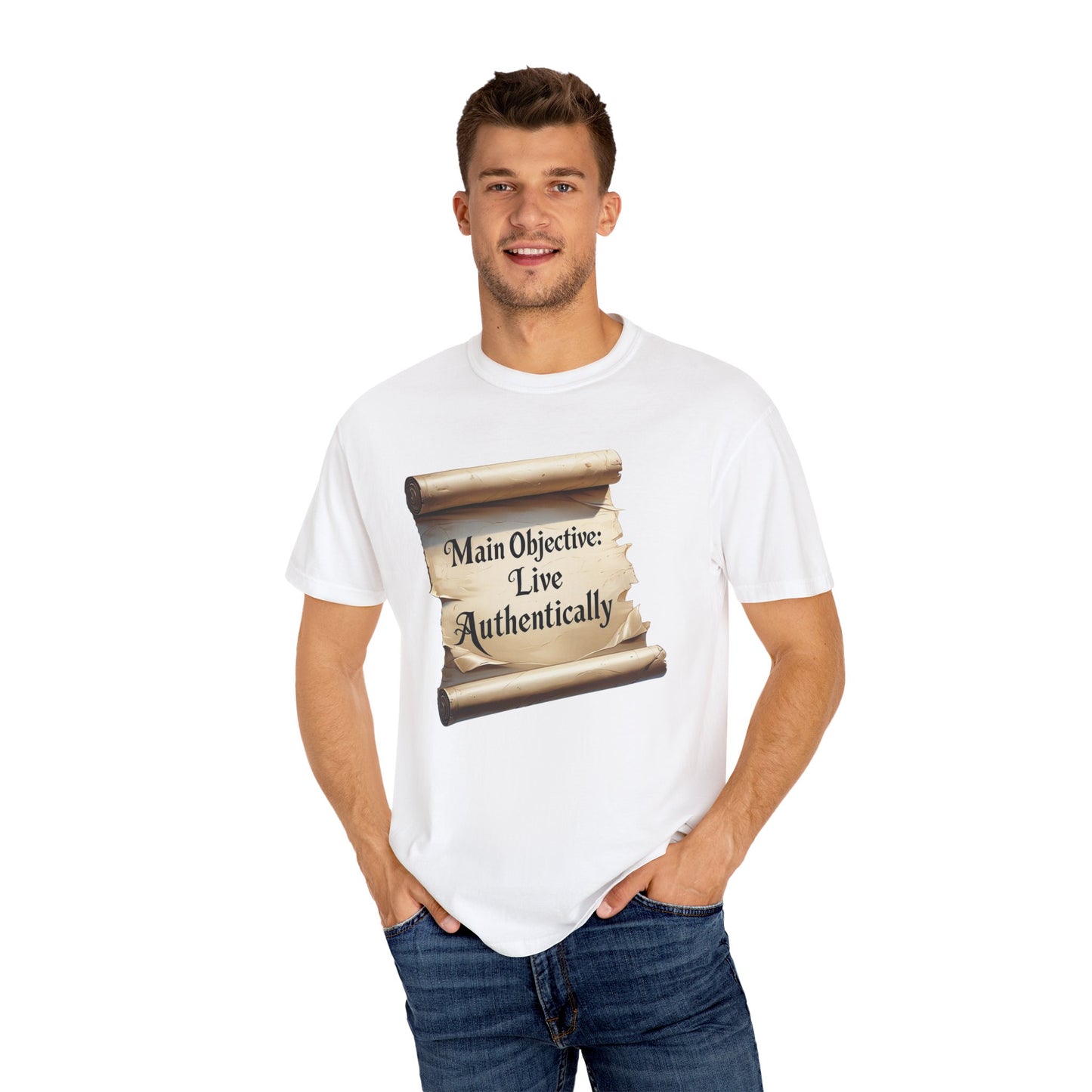 Unisex T-Shirt - Live Authentically, Motivational Tee, Affirmation Shirt, Gift for Friends, Casual Wear, Inspirational Apparel