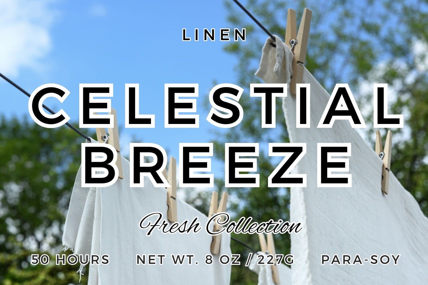 Celestial Breeze Candle | Clean Linen Scent