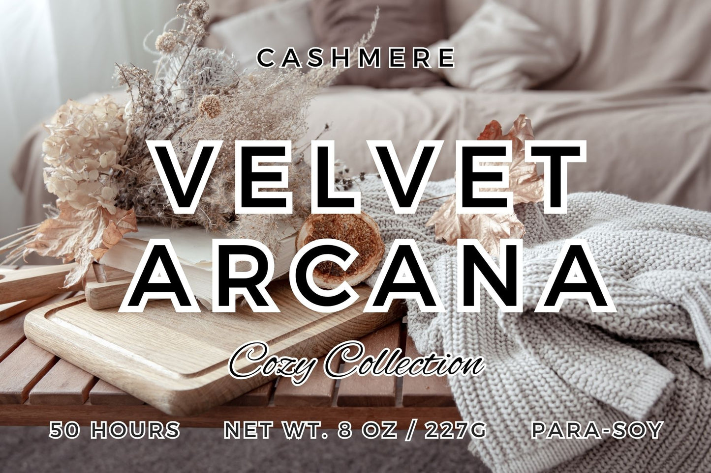 Velvet Arcana Candle | Luxurious Cashmere Scent