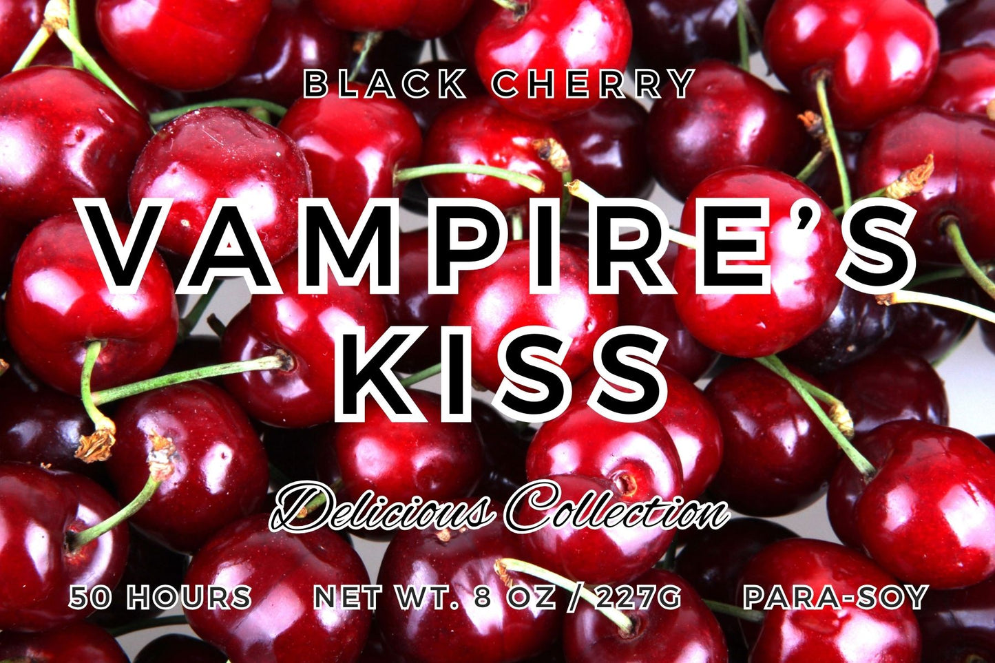 Vampire's Kiss Candle | Black Cherry Scent