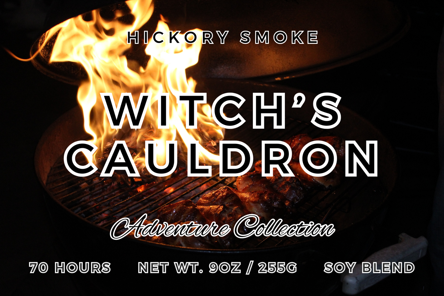 Witch’s Cauldron | Hickory Smoke Scented Candle & Wax Melts | Spellbound Forge
