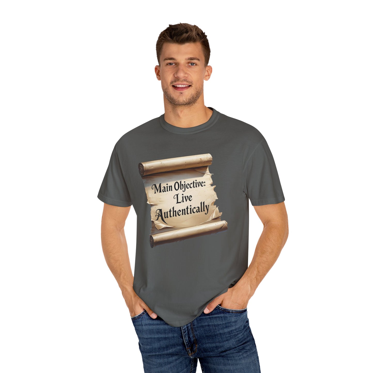 Unisex T-Shirt - Live Authentically, Motivational Tee, Affirmation Shirt, Gift for Friends, Casual Wear, Inspirational Apparel