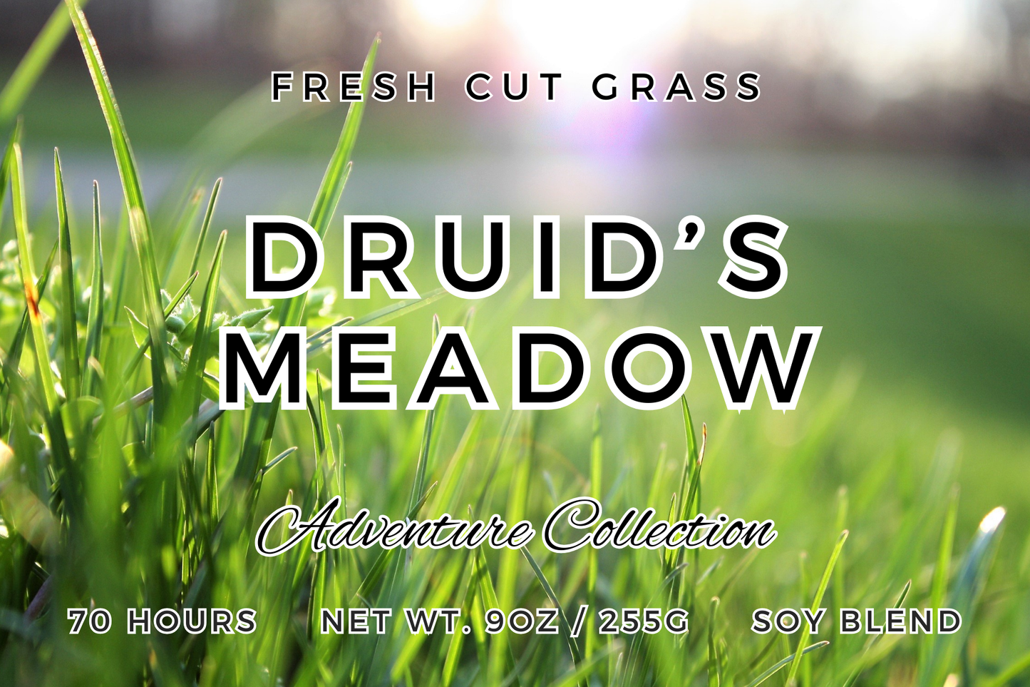 Druid's Meadow | Fresh Cut Grass Scented Candle & Wax Melts | Spellbound Forge