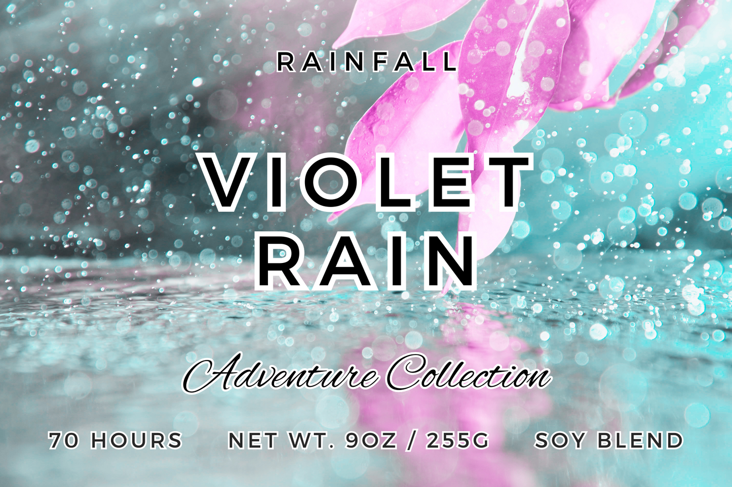Violet Rain | Mystical Floral & Woodsy Scented Candle & Wax Melts | Spellbound Forge