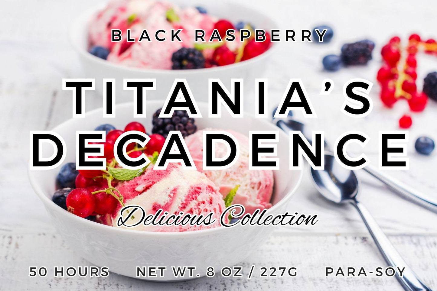 🫐 Titania's Decadence Lotion | Black Raspberry & Cream Scented Body Lotion | Spellbound Forge