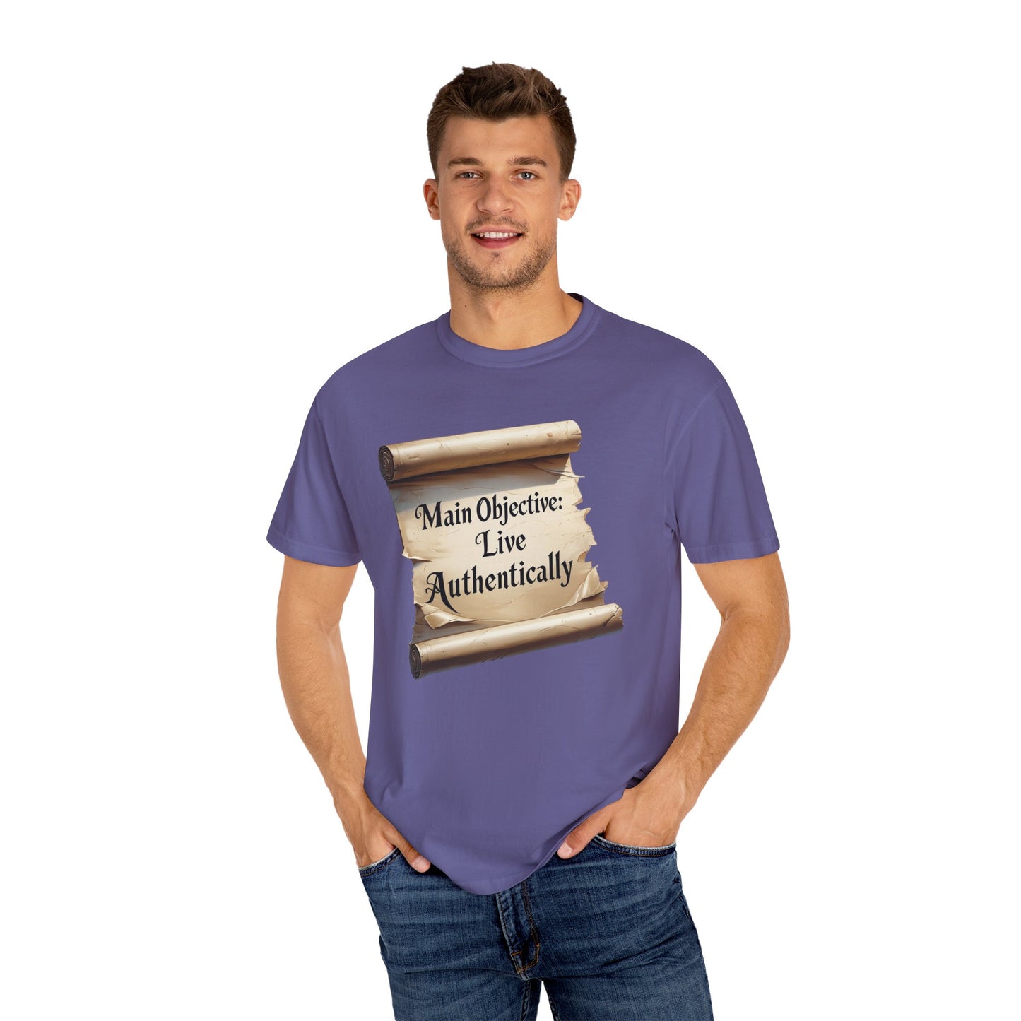 Unisex T-Shirt - Live Authentically, Motivational Tee, Affirmation Shirt, Gift for Friends, Casual Wear, Inspirational Apparel