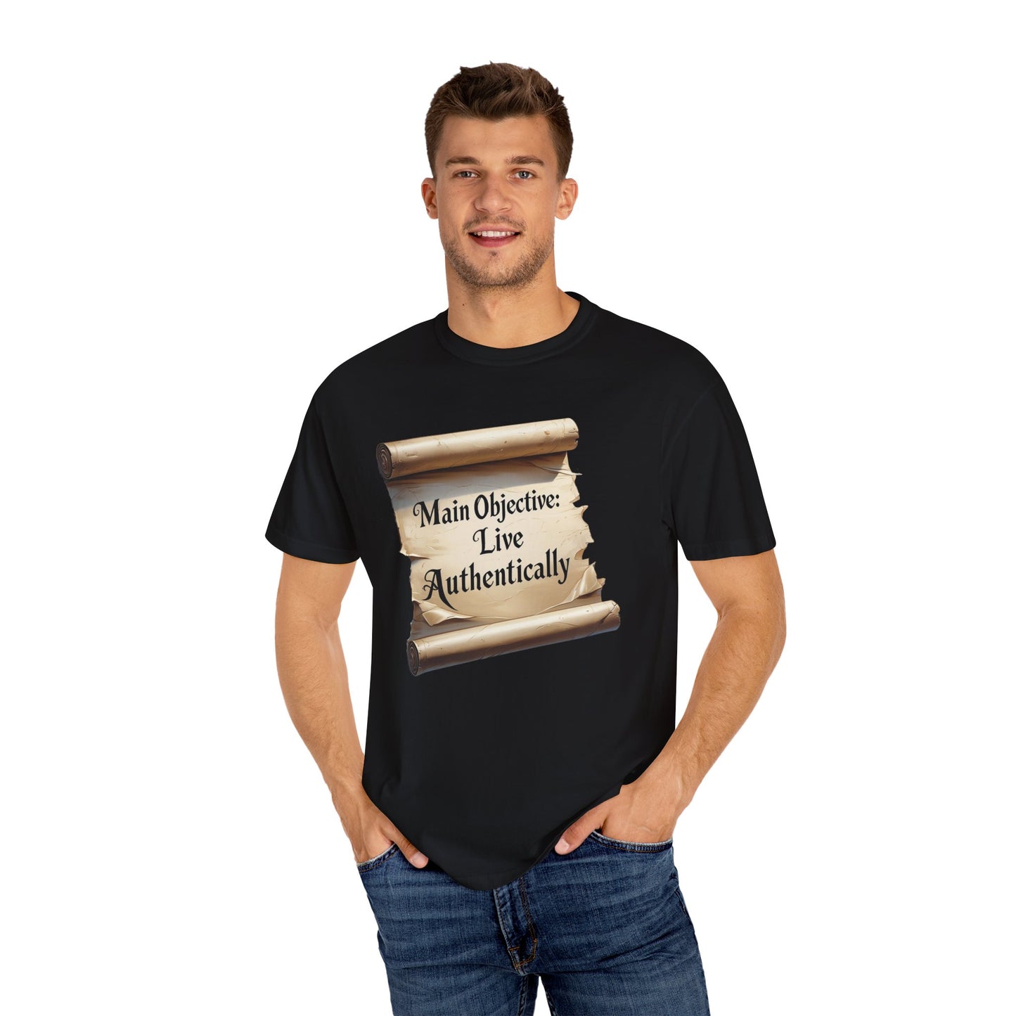 Unisex T-Shirt - Live Authentically, Motivational Tee, Affirmation Shirt, Gift for Friends, Casual Wear, Inspirational Apparel