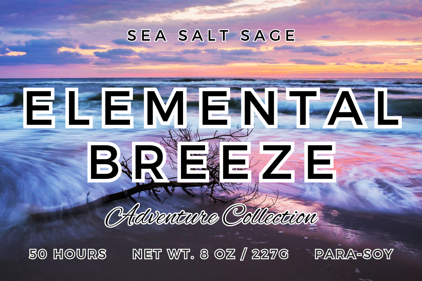 💨 Elemental Breeze Lotion | Sea Salt & Sage Scented Body Lotion | Spellbound Forge