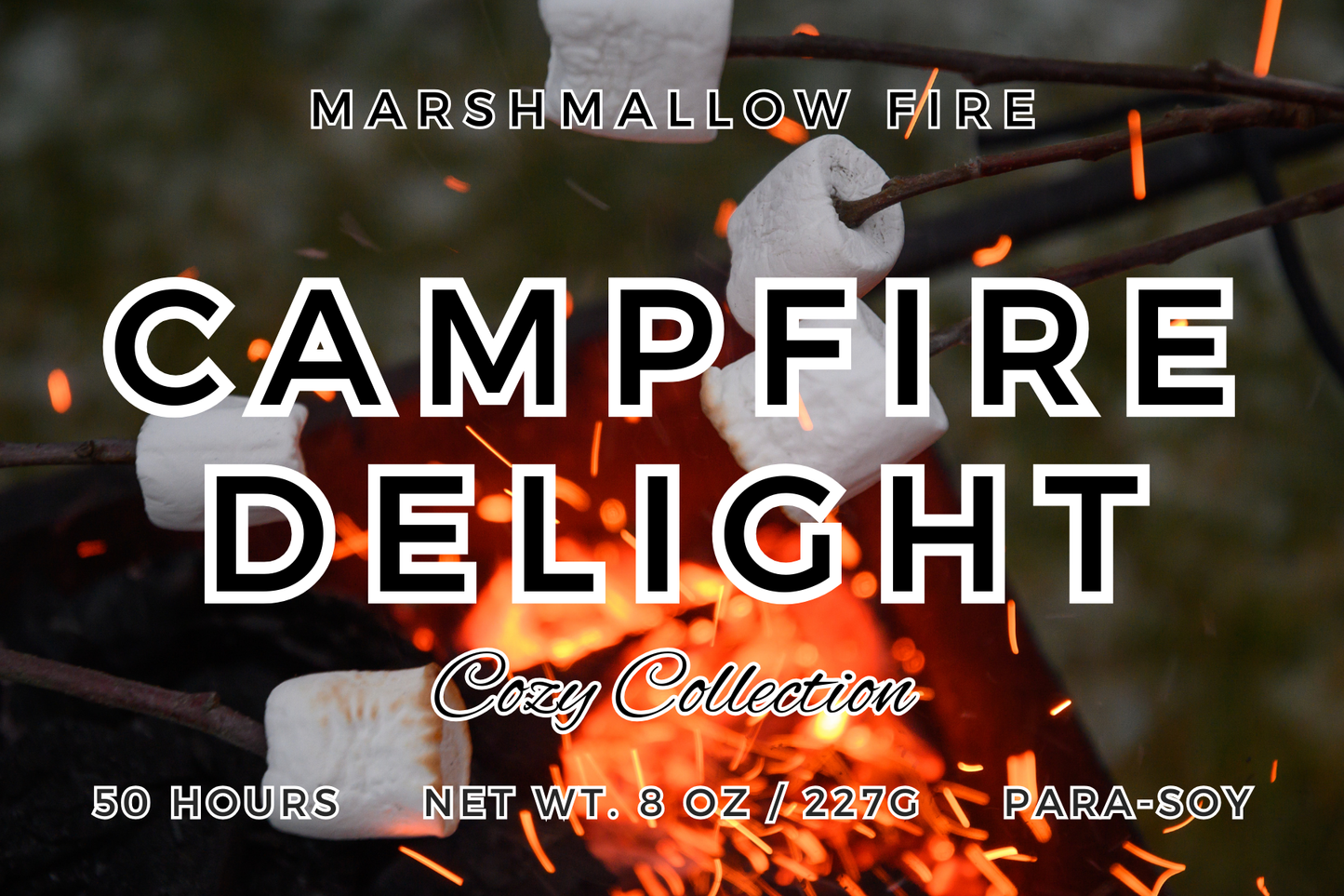 Campfire Delight Candle | Smoky Firewood and Marshmallow Scent