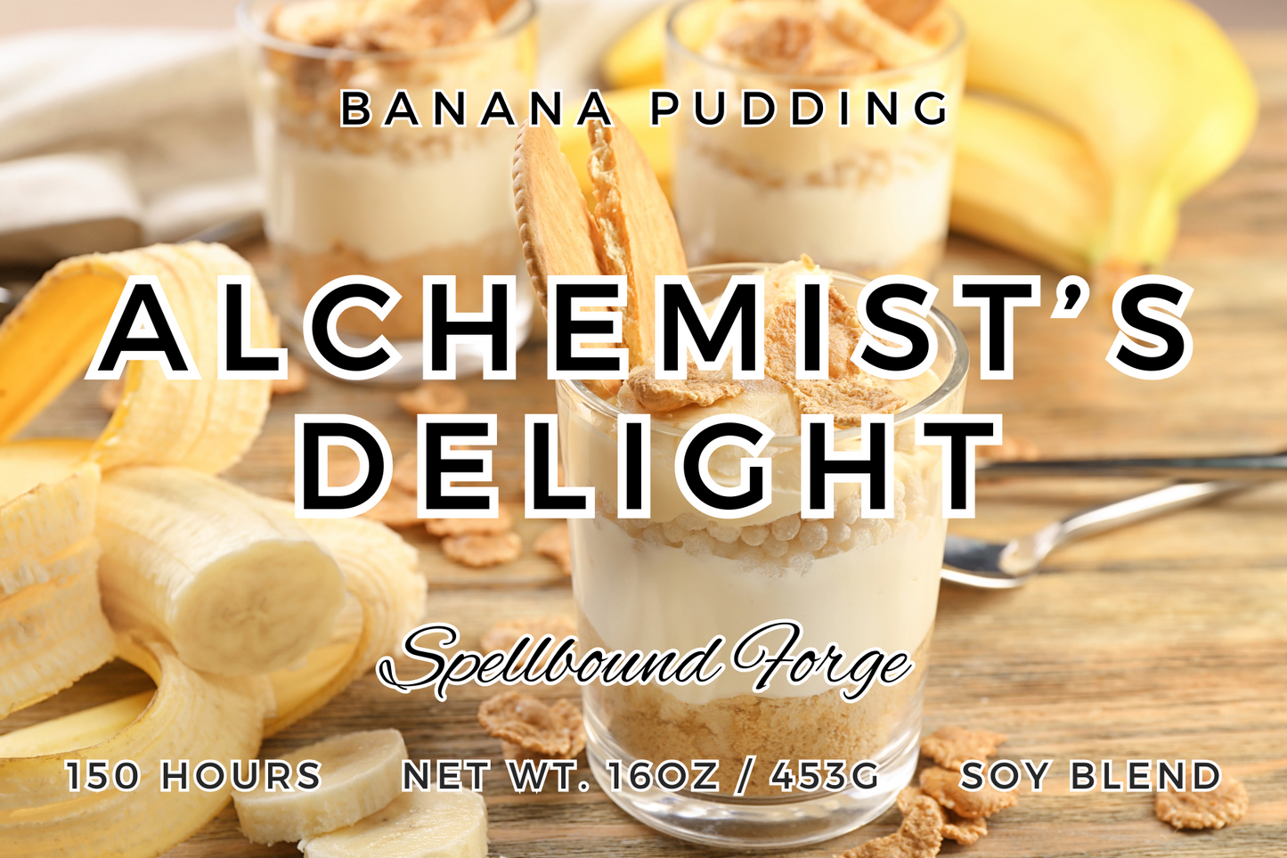 Alchemist's Delight - Banana Pudding Scented Candle