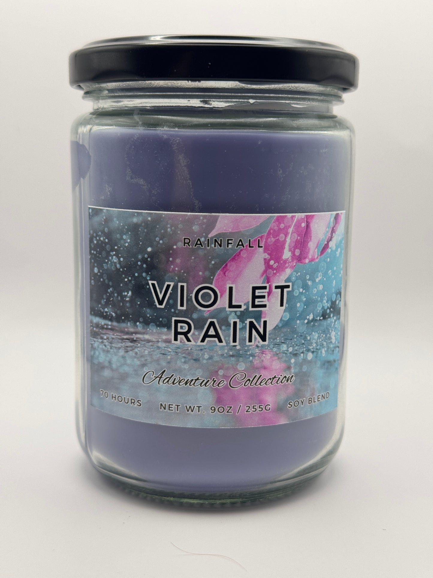 Violet Rain | Mystical Floral & Woodsy Scented Candle & Wax Melts | Spellbound Forge