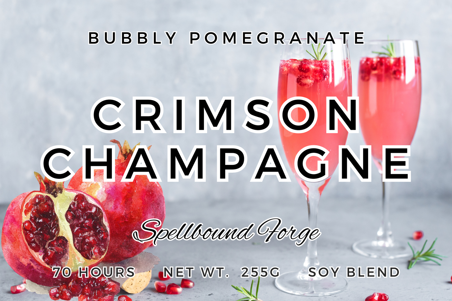 Pink Pony Guild - Bubbly Pomegranate Car Freshie