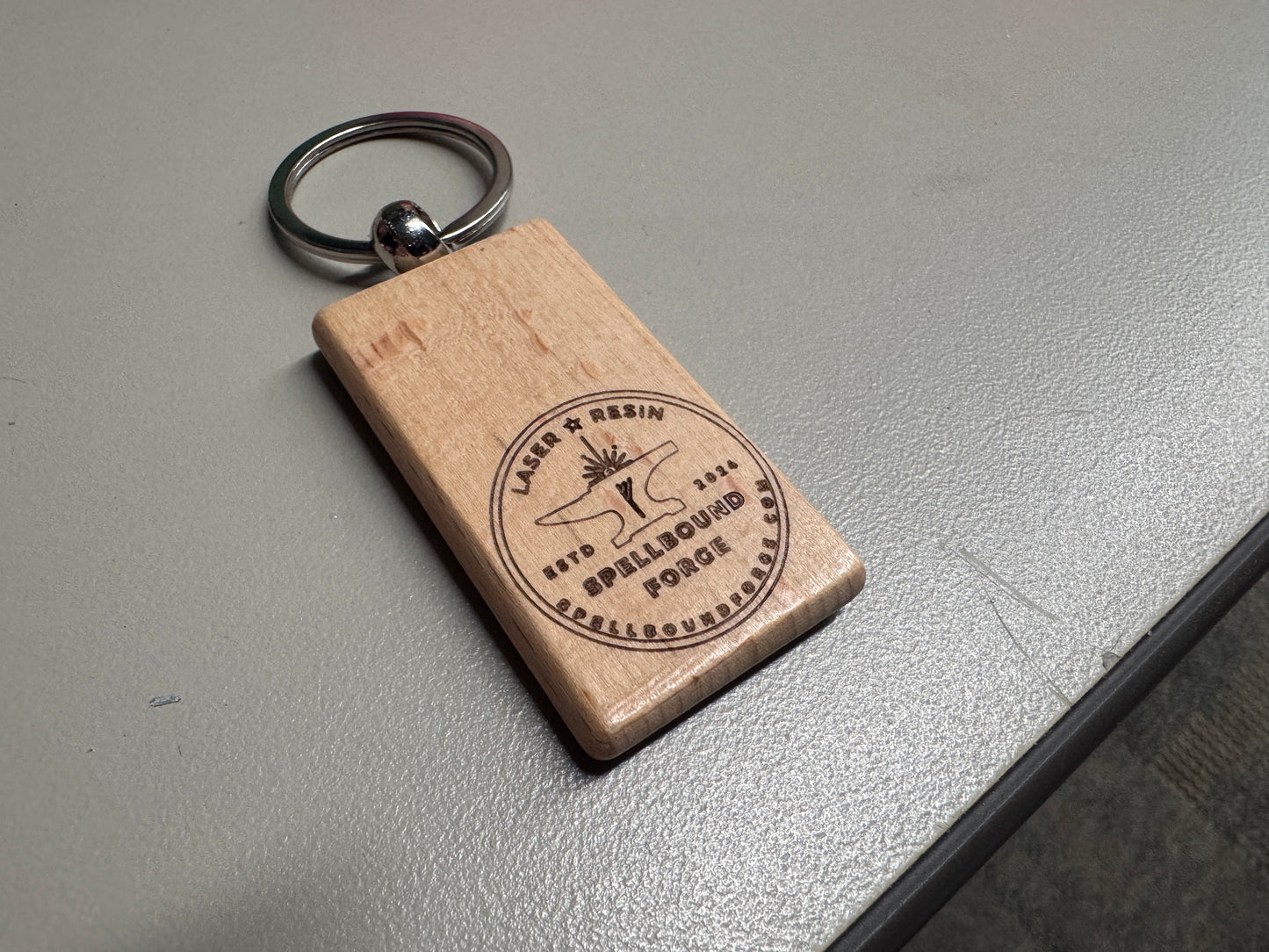 Custom Laser Engraved Wooden Keychain – Personalized Just for You!