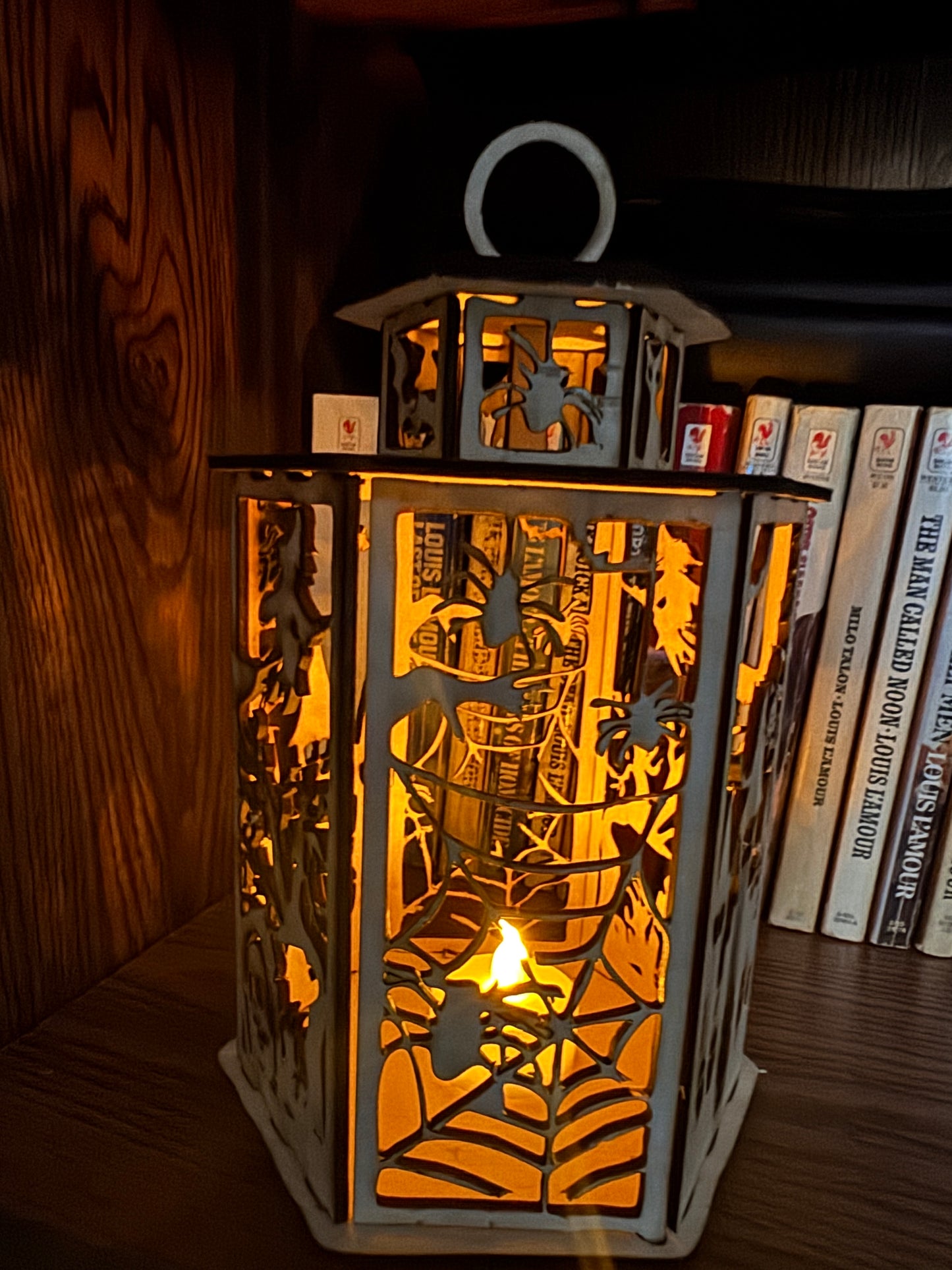 DIY Laser Cut Wooden 3D Lantern Kit – Includes Battery Powered Tea Light