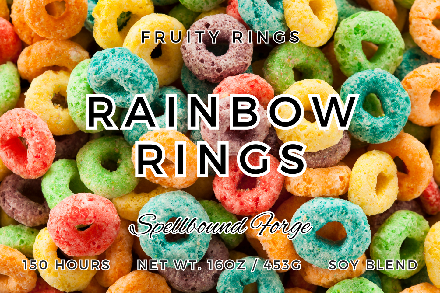 Rainbow Rings – Fruit Cereal Scented Candle