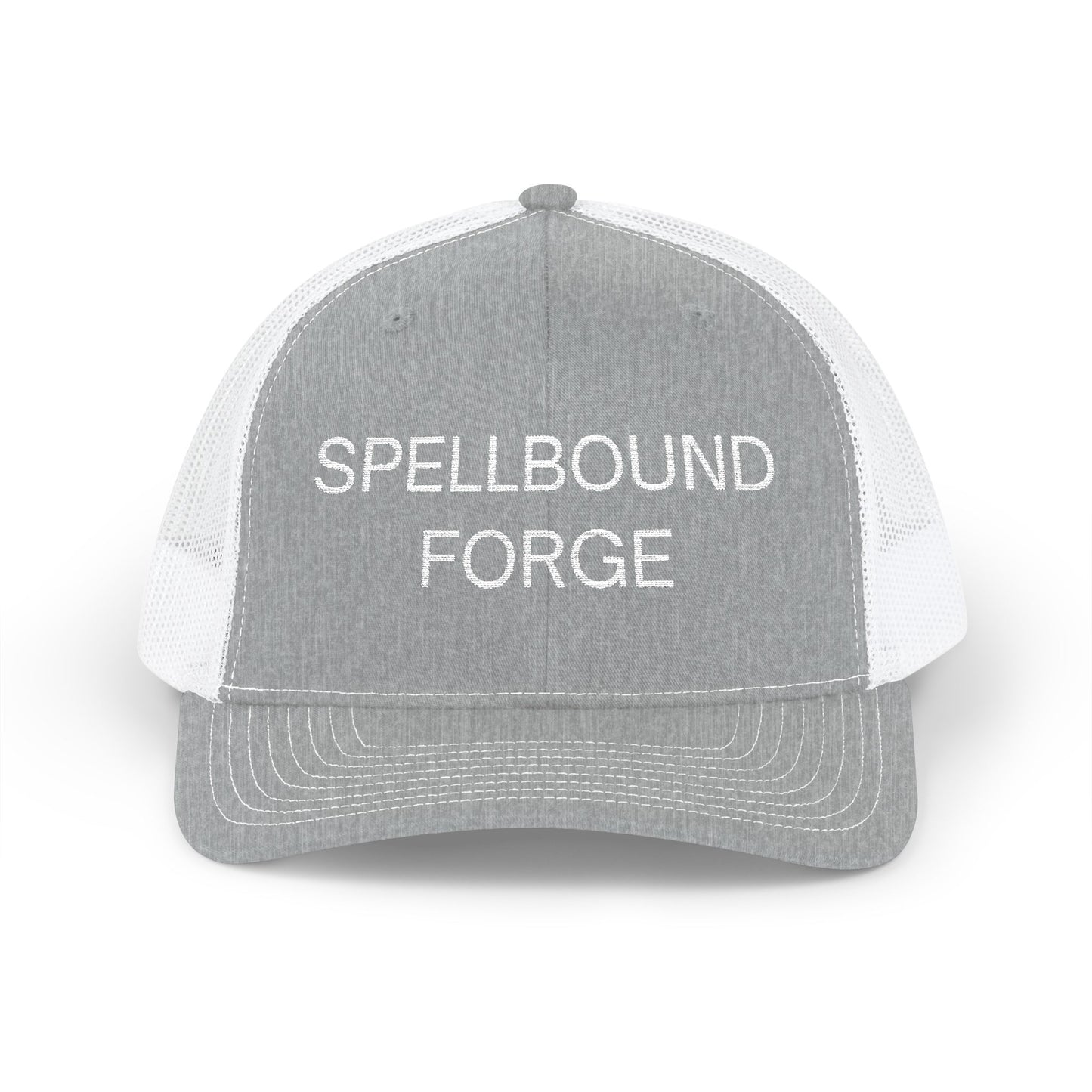 Spellbound Forge Snapback Trucker Cap - Trendy Embroidered Hat, Perfect for Outdoor Adventures, Gifts, Casual Wear, Summer Style