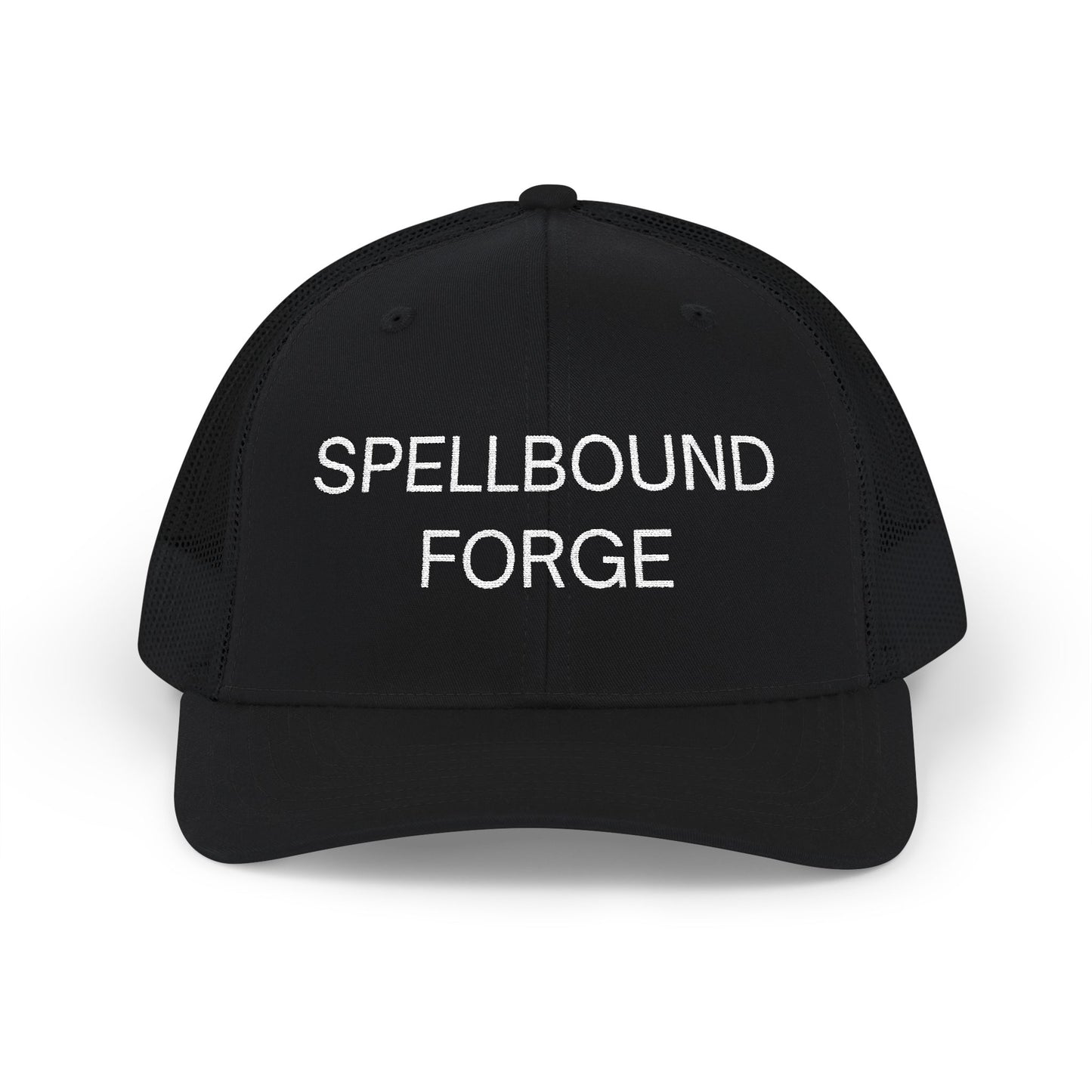 Spellbound Forge Snapback Trucker Cap - Trendy Embroidered Hat, Perfect for Outdoor Adventures, Gifts, Casual Wear, Summer Style