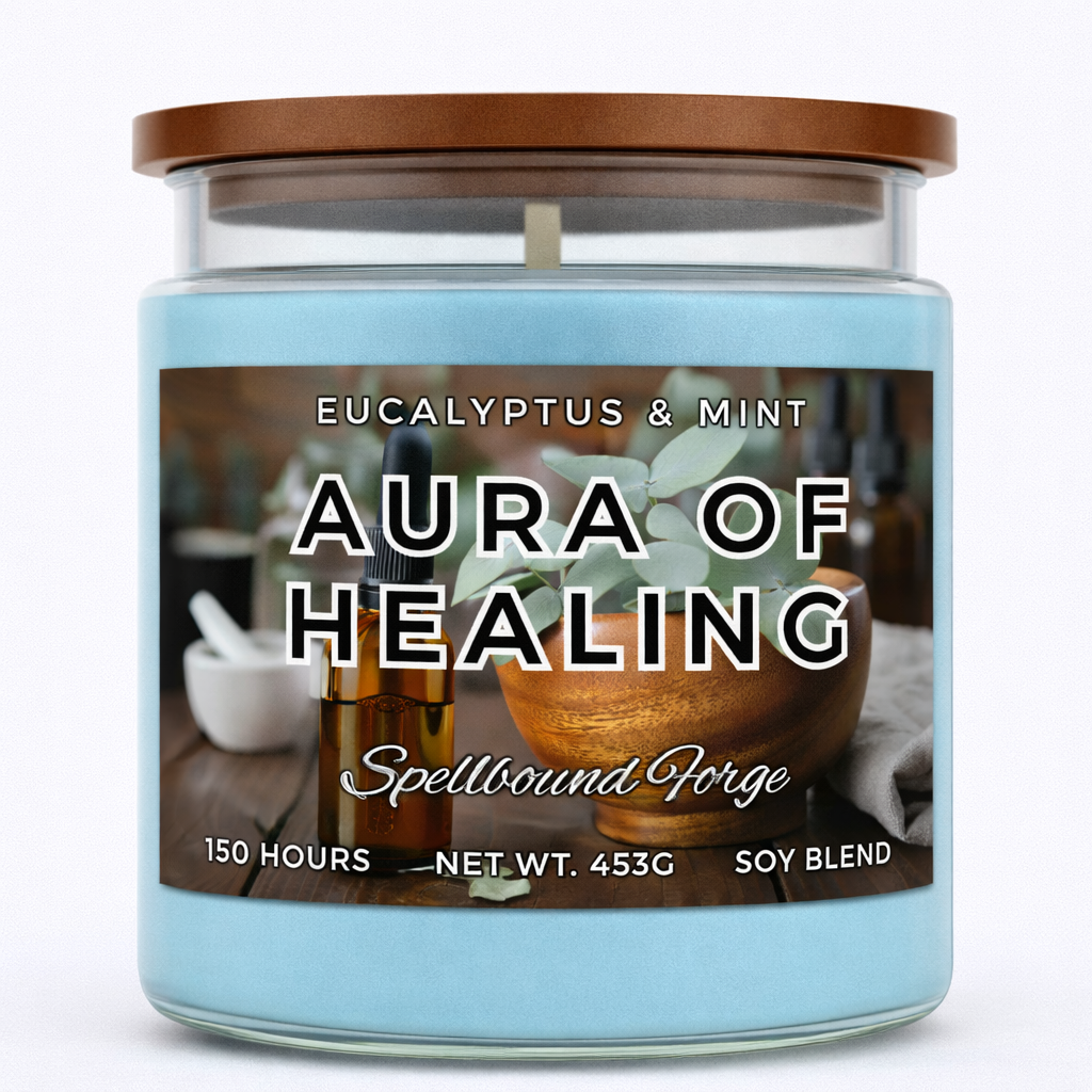 Aura of Healing Candle | Peppermint & Eucalyptus