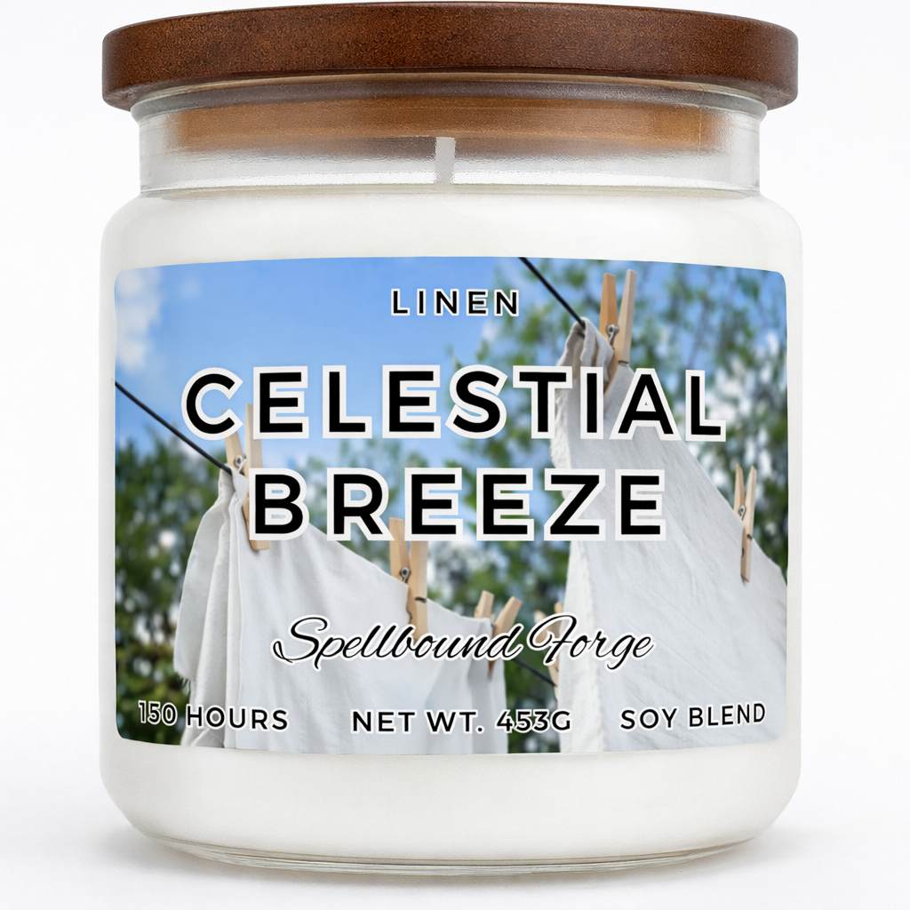 Celestial Breeze Candle | Clean Linen Scent