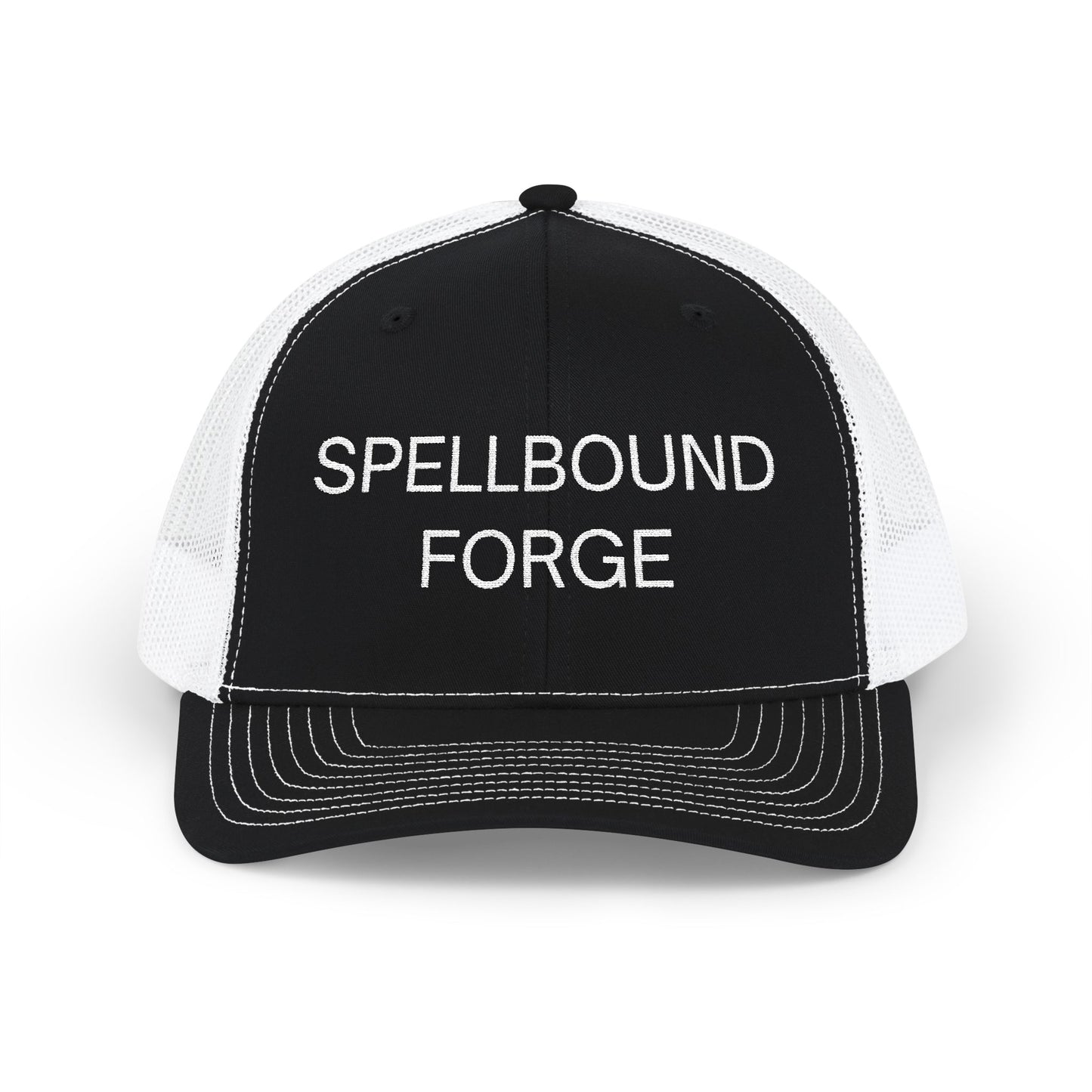 Spellbound Forge Snapback Trucker Cap - Trendy Embroidered Hat, Perfect for Outdoor Adventures, Gifts, Casual Wear, Summer Style