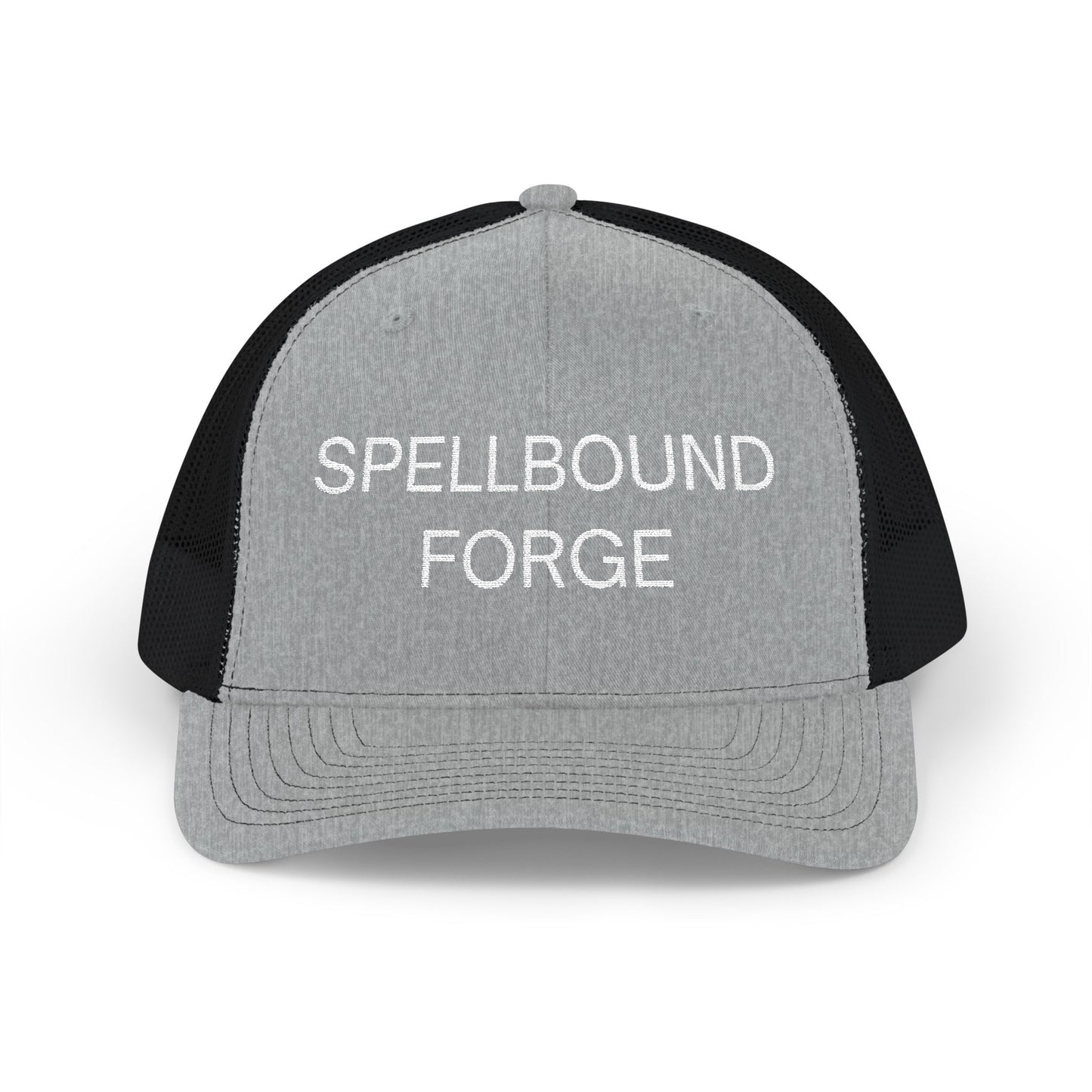 Spellbound Forge Snapback Trucker Cap - Trendy Embroidered Hat, Perfect for Outdoor Adventures, Gifts, Casual Wear, Summer Style