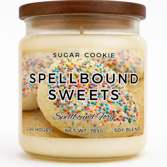 Spellbound Sweets | Sugar Cookie Scented Candle & Wax Melts | Spellbound Forge
