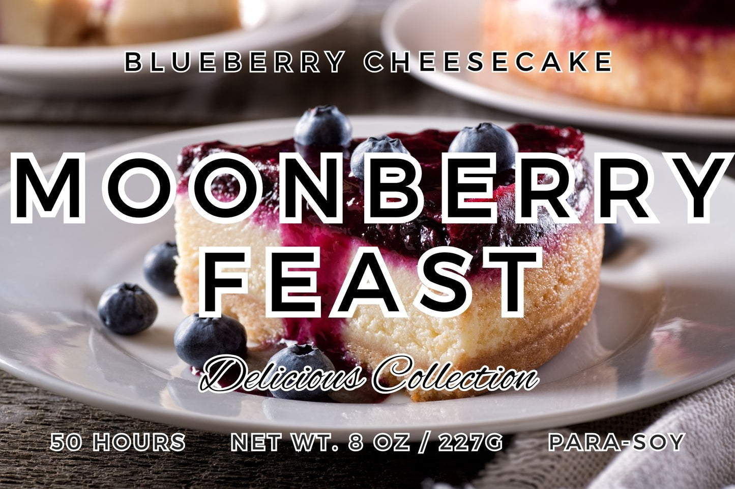 Discontinued - Moonberry Feast Candle | Blueberry Cheesecake Scent | 8oz & 16oz Mason Jar or Wax Melts