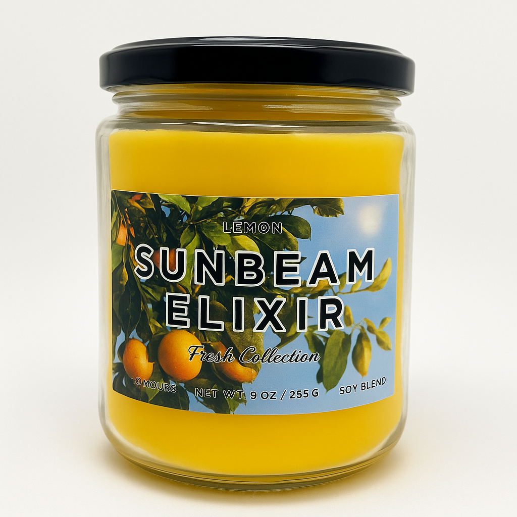 Sunbeam Elixir Candle | Bright Lemon Scent