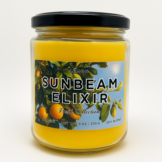 Sunbeam Elixir Candle | Bright Lemon Scent