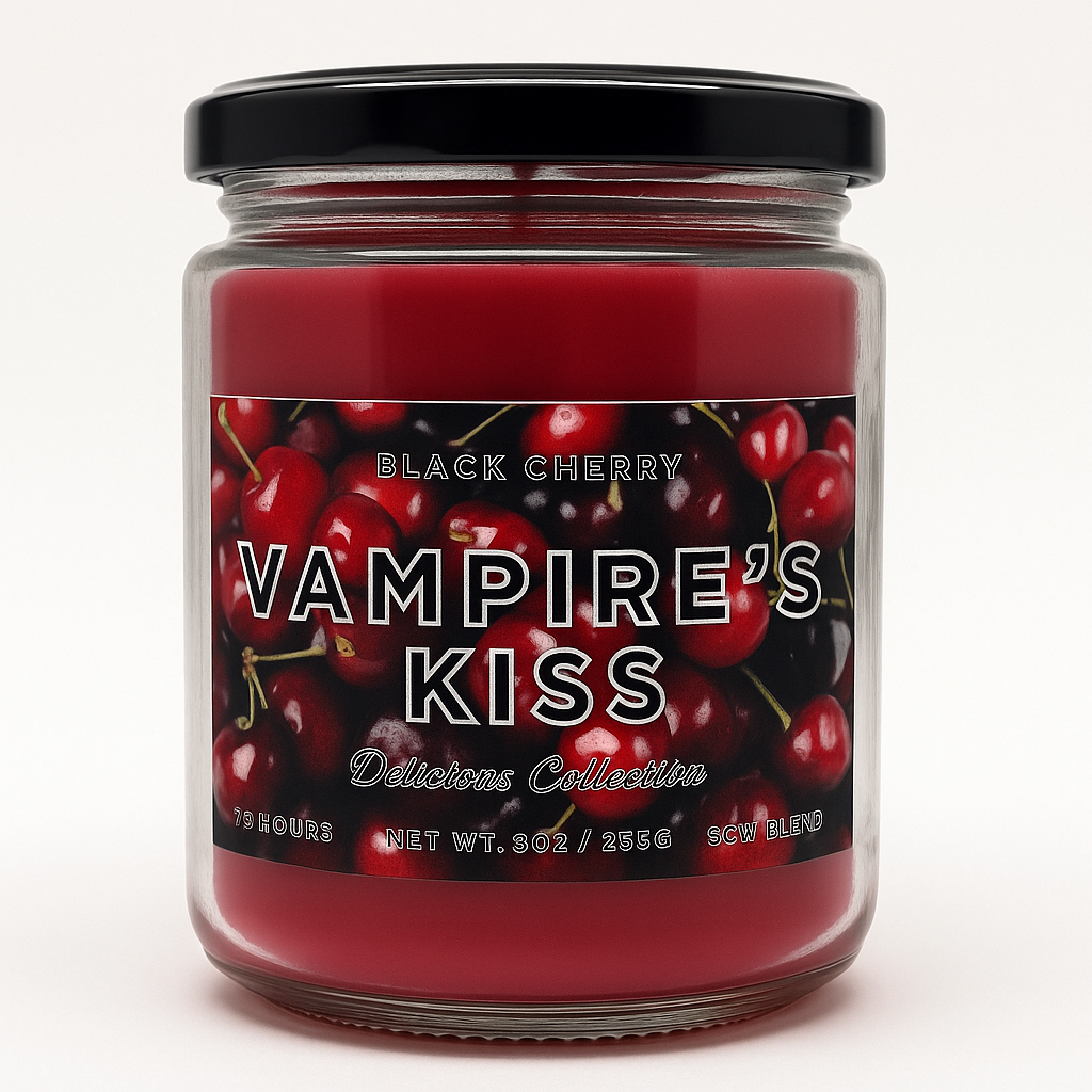 Vampire's Kiss Candle | Black Cherry Scent