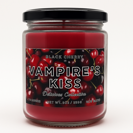 Vampire's Kiss Candle | Black Cherry Scent