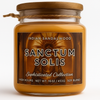 Sanctum Solis – A Sacred Glow of Sandalwood & Sun in a Candle