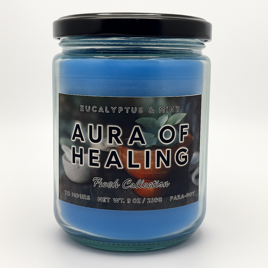 Aura of Healing Candle | Peppermint & Eucalyptus