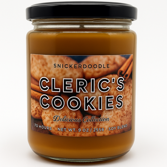 Cleric's Cookies Candle | Snickerdoodle Cookie Scent