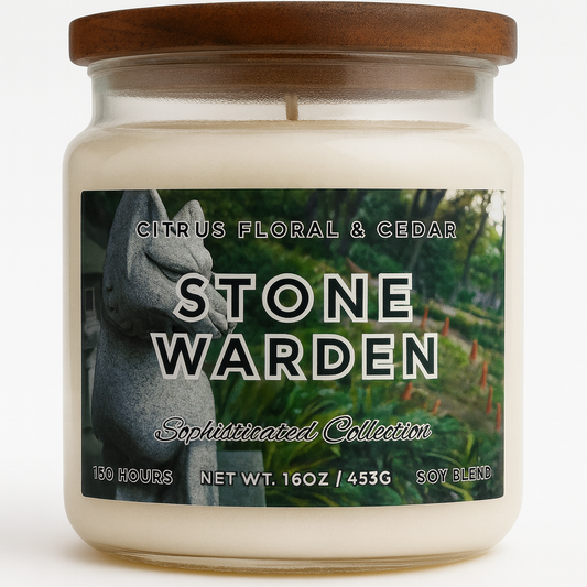 Stonewarden – Guardian of Hearth and Flame Candle