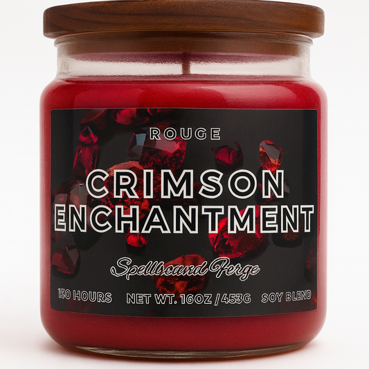 Crimson Enchantment – Spellbound Forge Signature Candle