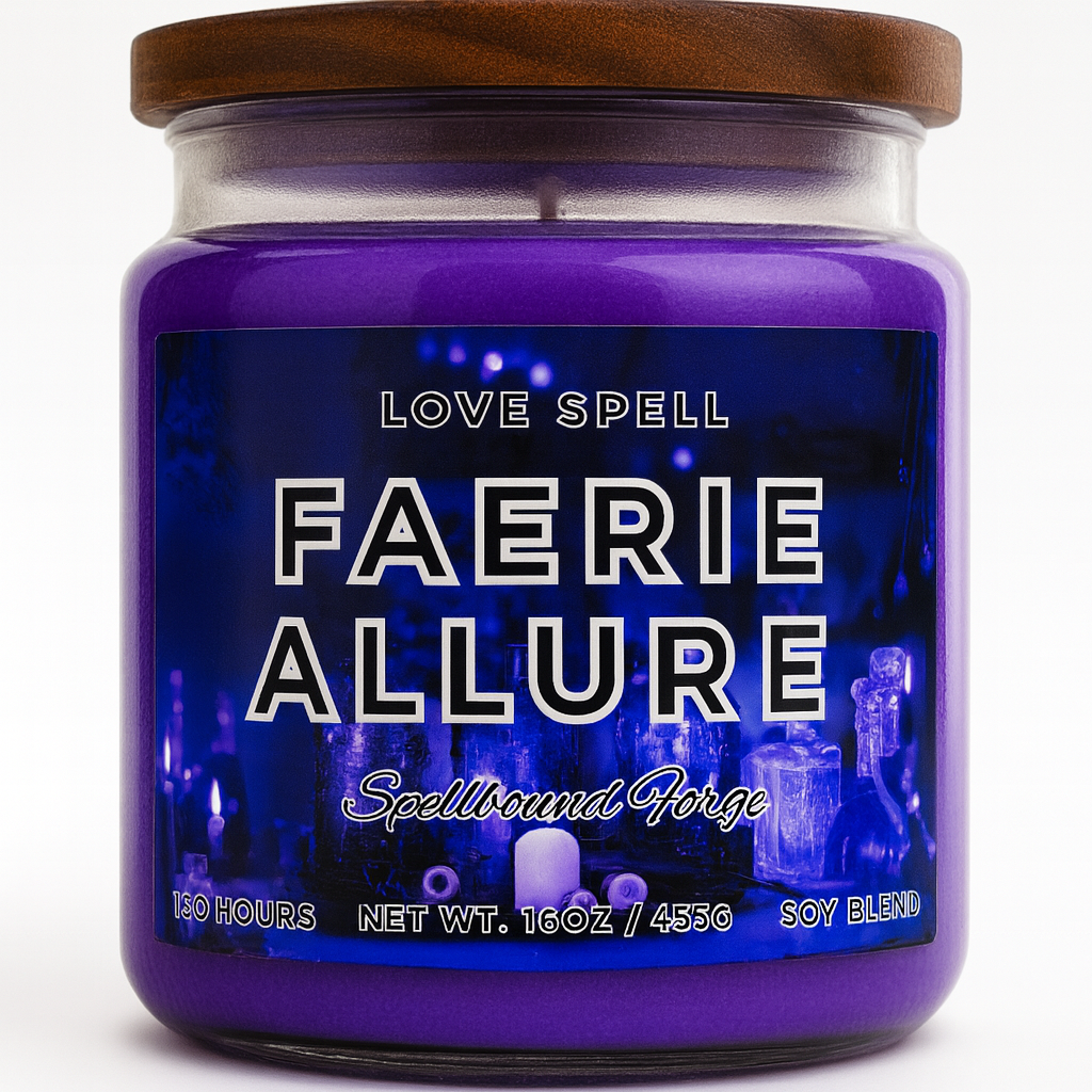 Faerie Allure Candle | Romantic Love Spell Scent