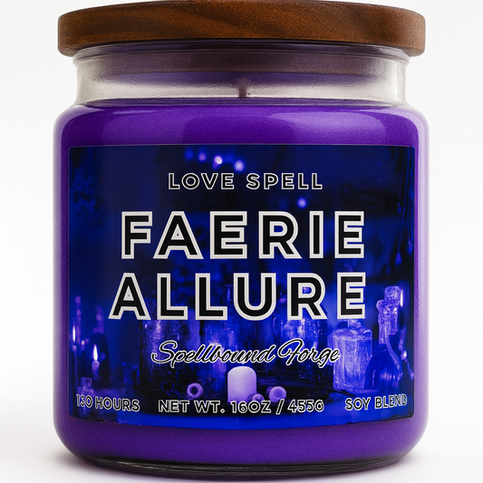 Faerie Allure Candle | Romantic Love Spell Scent