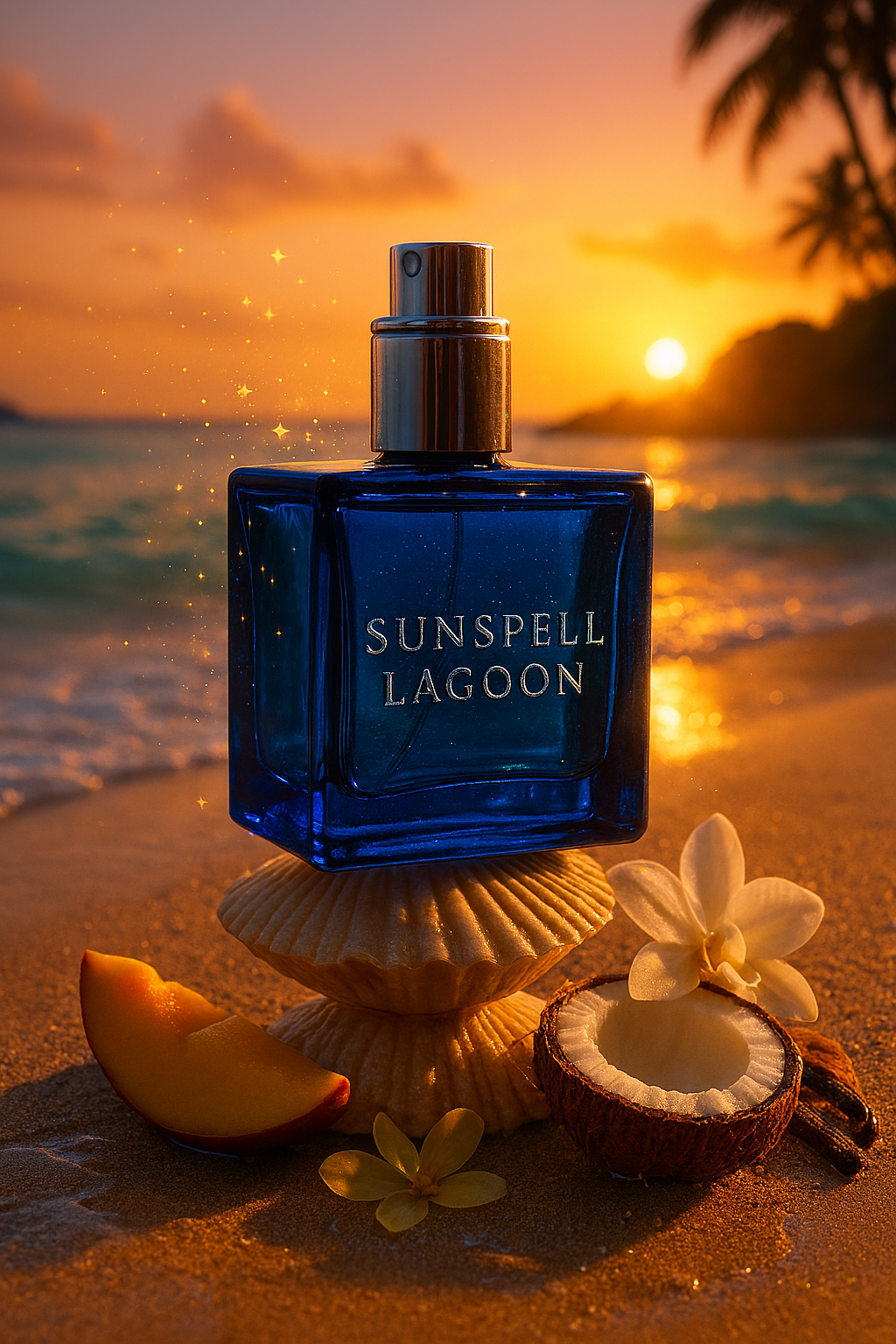 Sunspell Lagoon Perfume – Tropical Fruit & Vanilla Fragrance | Unisex Fantasy-Inspired Perfume