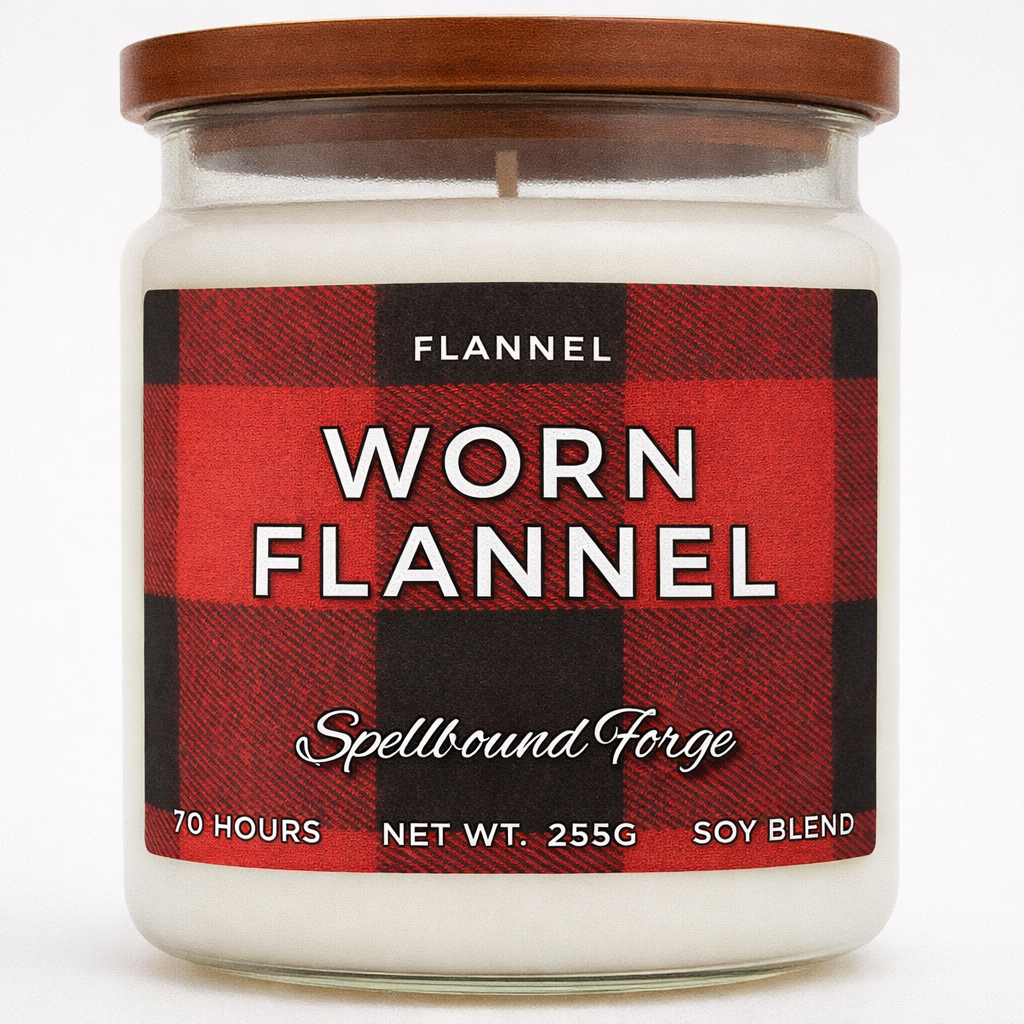 Worn Flannel - Cozy Vibes Candle