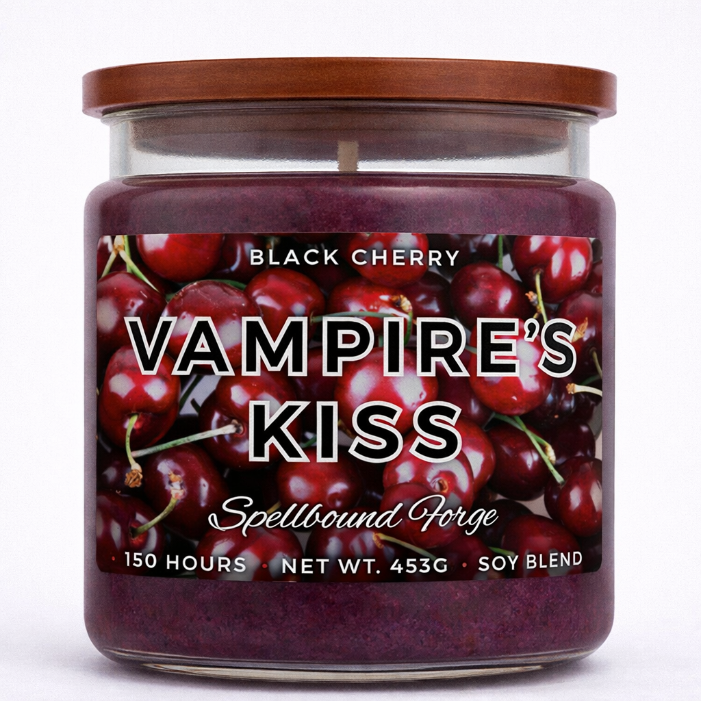 Vampire's Kiss Candle | Black Cherry Scent