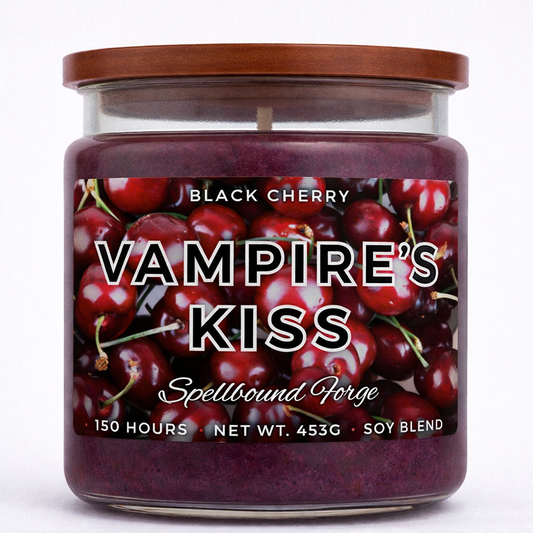 Vampire's Kiss Candle | Black Cherry Scent
