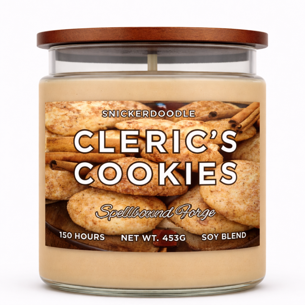 Cleric's Cookies Candle | Snickerdoodle Cookie Scent
