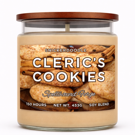 Cleric's Cookies Candle | Snickerdoodle Cookie Scent