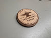 Customizable 2-Inch Wooden Disc– Laser Engraved Just for You!