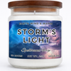 Storm's light – Essence of Power and Purity in a candle